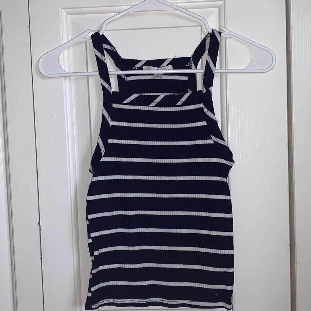 blue dry goods tank top